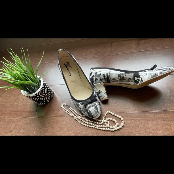 Patent 🖤🤍 Black and White Shoes size 8 - Picture 2 of 13